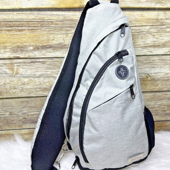 Bella Russo Heather Gray Polyester Casual CrossBody Sling Shoulder Bag - Picture 11 of 11